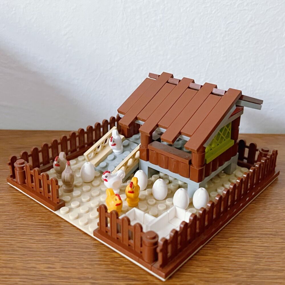 New MOC Chicken Coop Model Bui - Urban Farming For Kids recension och pris