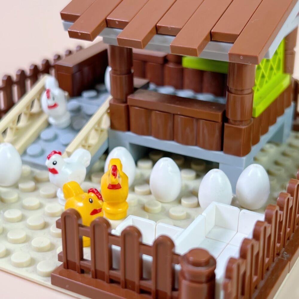 New MOC Chicken Coop Model Bui - Urban Farming For Kids recension och pris