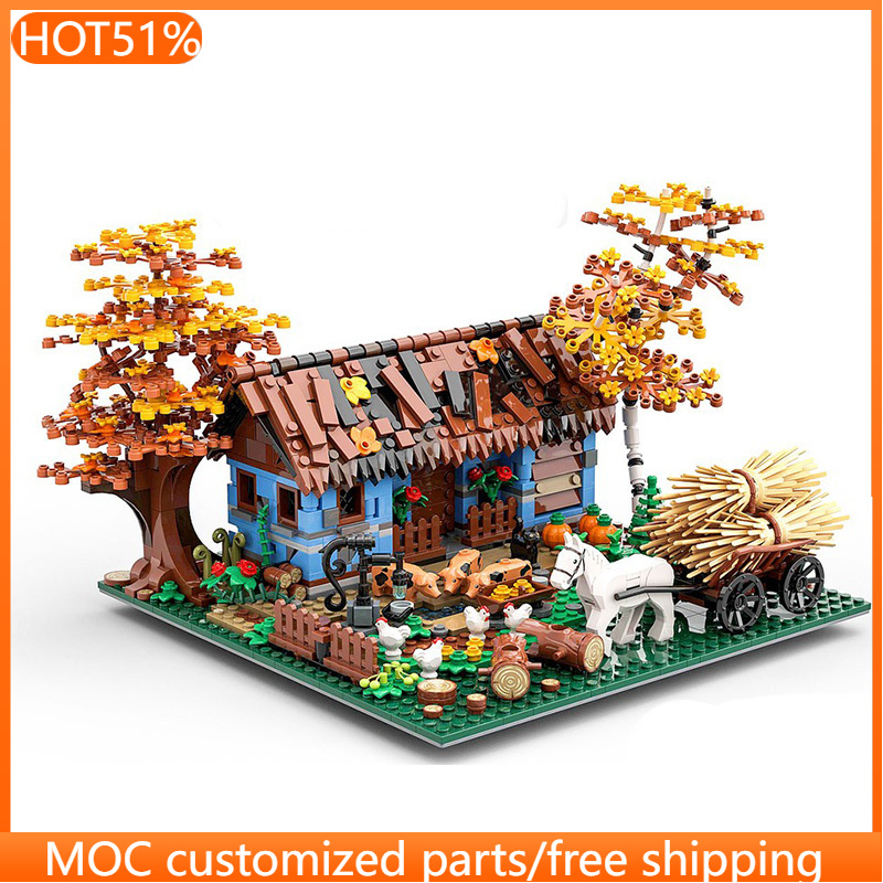 1120 PCS Urban Old Farm House  - Urban Farming House recension och pris