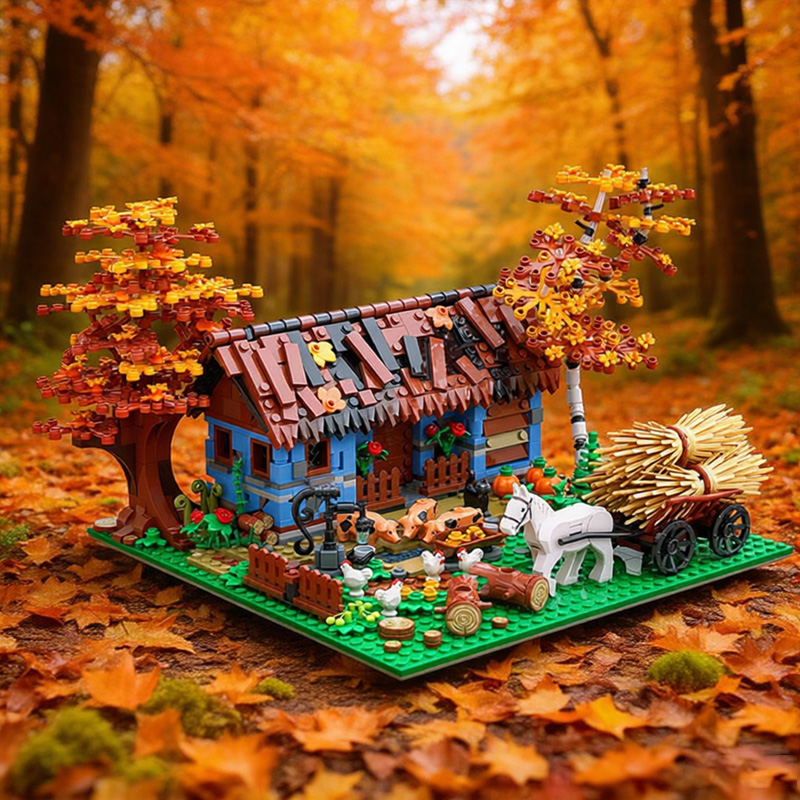 1120 PCS Urban Old Farm House  - Urban Farming House recension och pris